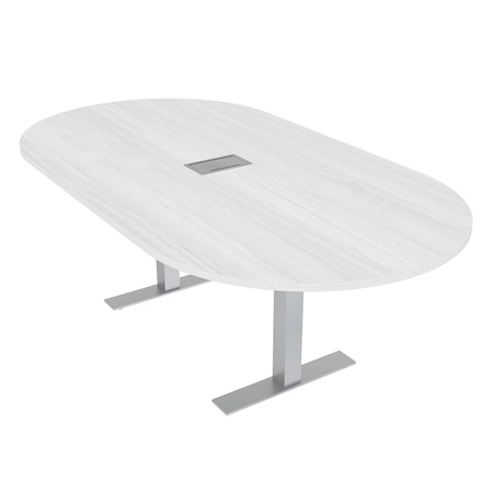 Skutchi Designs 45.25 in W, 71.5 in L, 29 in H, Engineered Wood Top, White HAR-RAC-46X72-T-ELEC-WHCYPRESS
